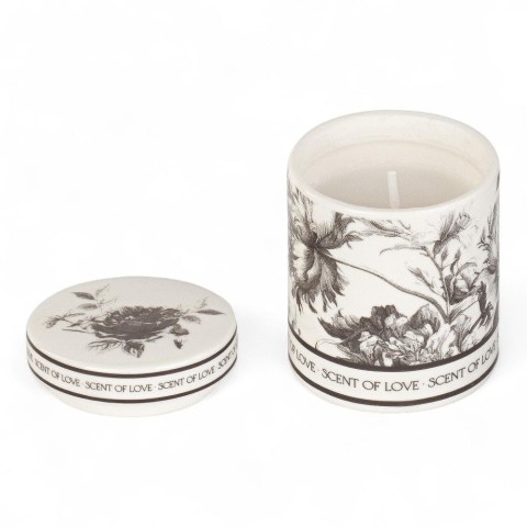 BARATTOLO CANDELA TOILE NERO CON SCATOLA